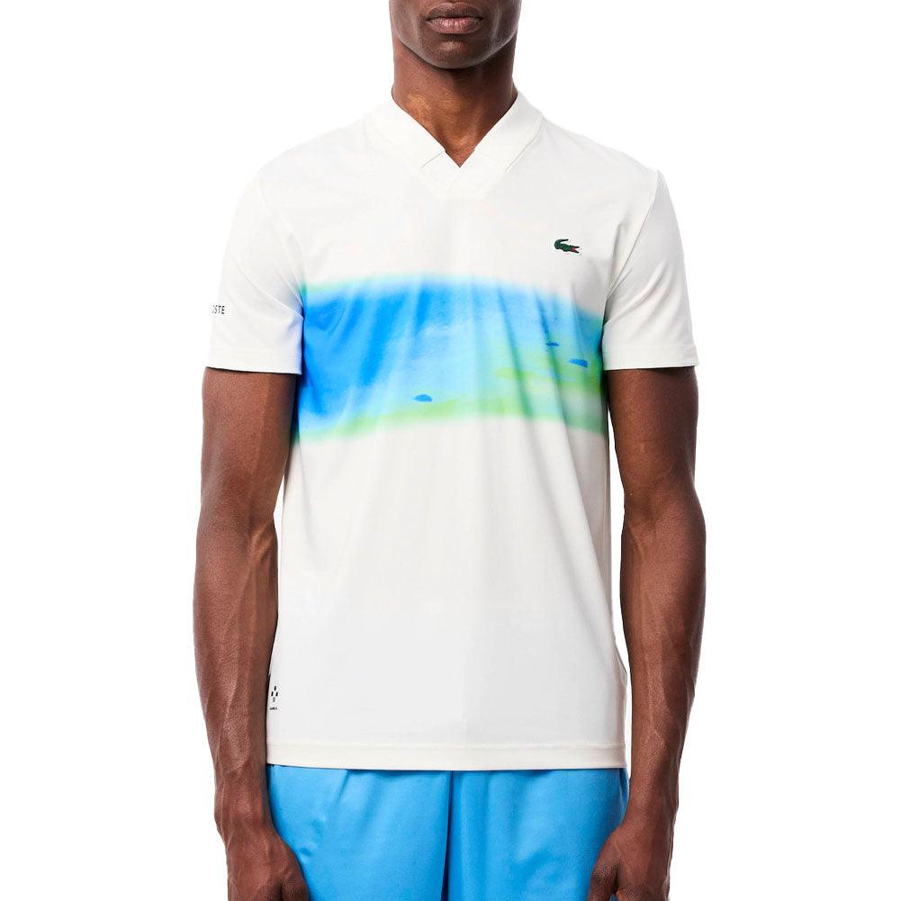 Men`s Daniil Medvedev Ultra-Dry Tennis Polo White Apparel Lacoste