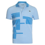 Men's Novak Djokovic Graphic Tennis Polo (Fan) Overview and Argentine Blue Apparel Lacoste