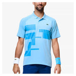 Men's Novak Djokovic Light Stretch Tennis Polo Overview and Argentine Blue Apparel Lacoste