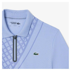 Men`s On Court Players Tennis Polo Delphinium Apparel Lacoste