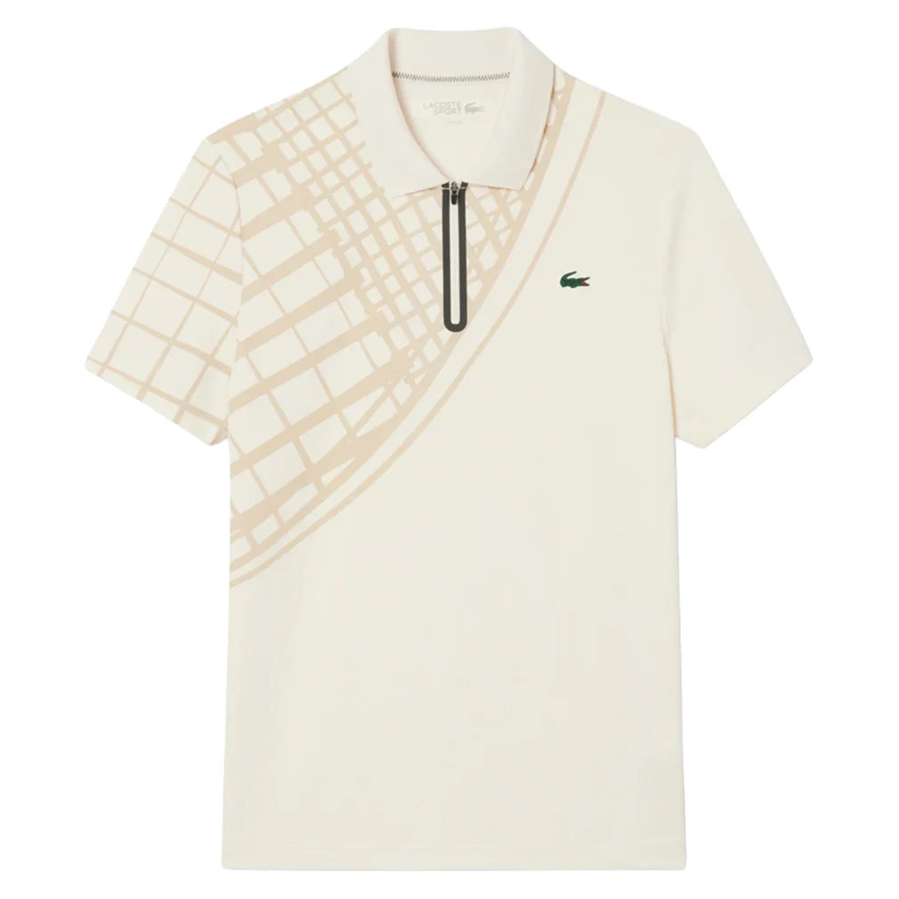 Men`s Grigor Dimitrov On Court Players Tennis Polo Lapland Apparel Lacoste