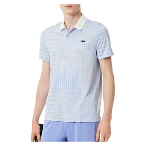 Men`s Danill Medvedev Tennis Polo Lapland and Delphinium Apparel Lacoste
