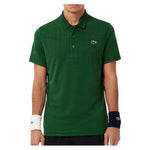 Men`s Novak Djokovic Fan Tennis Polo Green Apparel Lacoste