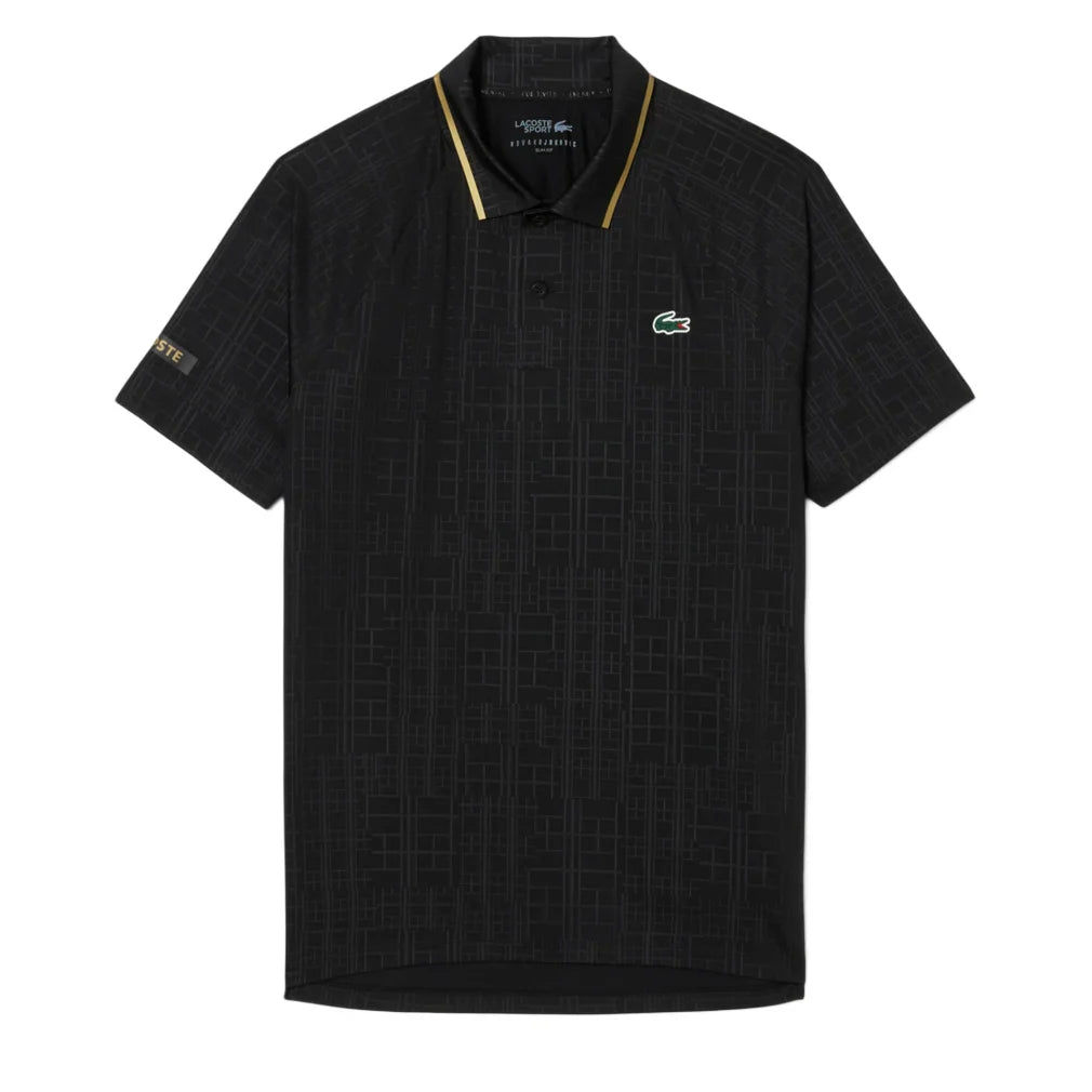 Men`s Novak Djokovic On-Court Tennis Polo Apparel Lacoste