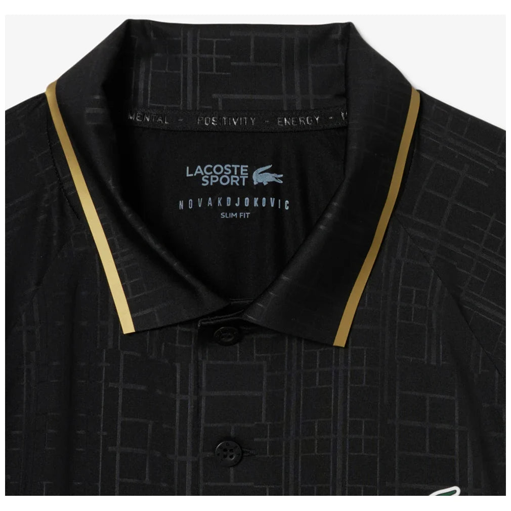 Men`s Novak Djokovic On-Court Tennis Polo Apparel Lacoste