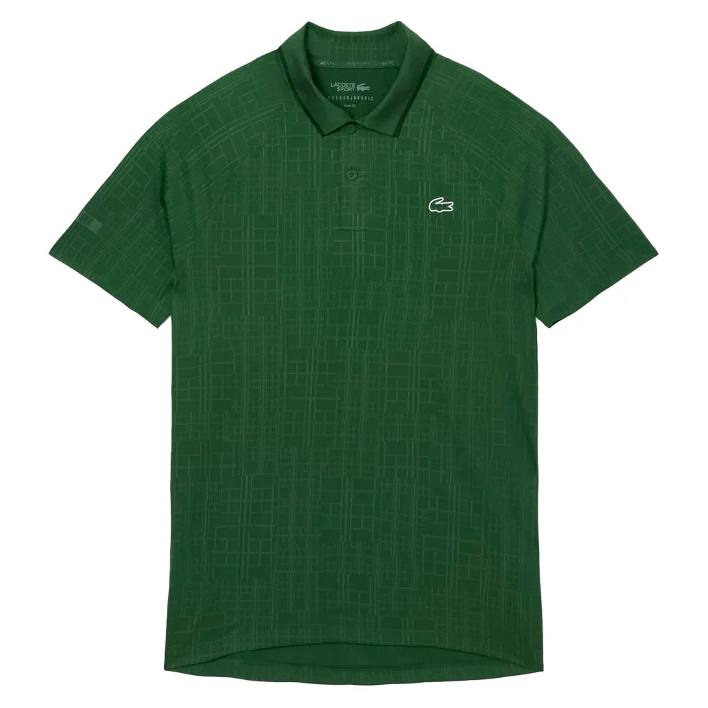 Men`s Novak Djokovic On-Court Tennis Polo Apparel Lacoste