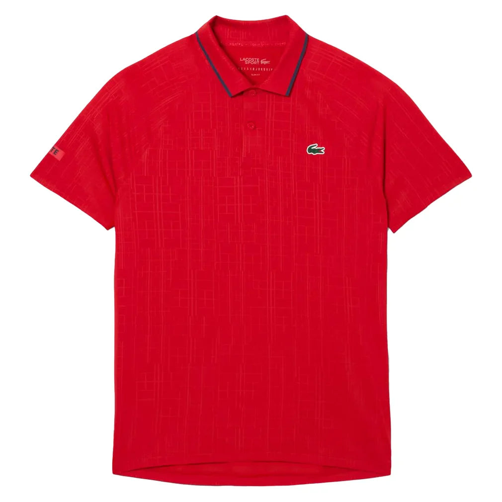 Men`s Novak Djokovic On-Court Tennis Polo Apparel Lacoste