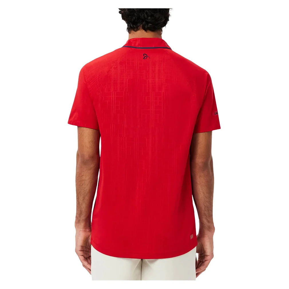 Men`s Novak Djokovic On-Court Tennis Polo Apparel Lacoste