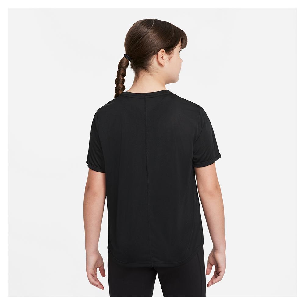 Girls' Dri-FIT One Short-Sleeve Top (Extended Size) Apparel Nike