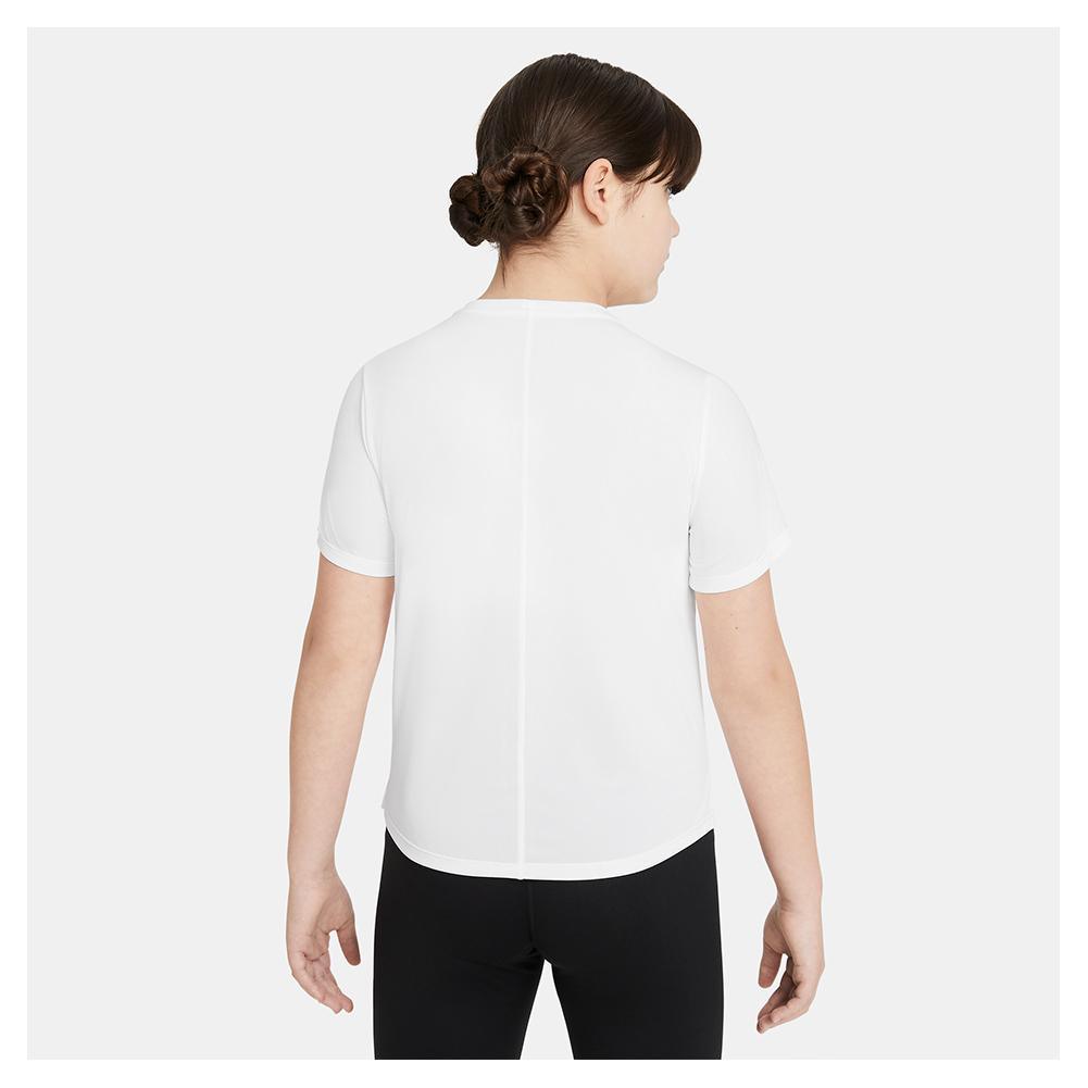 Girls' Dri-FIT One Short-Sleeve Top (Extended Size) Apparel Nike