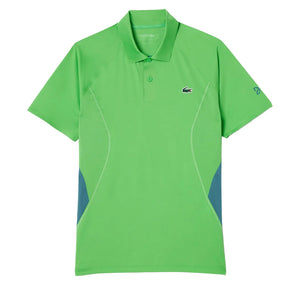 Men`s Novak Djokovic Ultra-Dry On-Court Tennis Polo Sorrel Apparel Lacoste