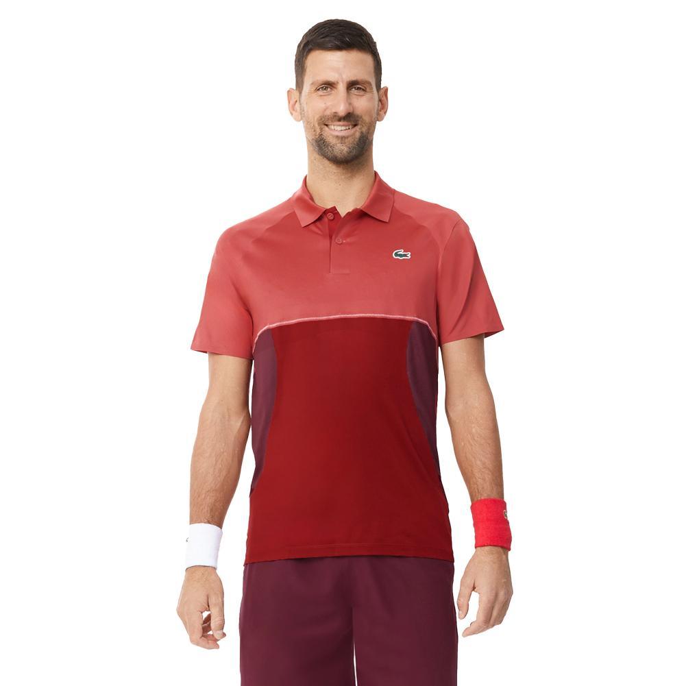 Men's Novak Djokovic Ultra-Dry On-Court Tennis Polo Apparel Lacoste