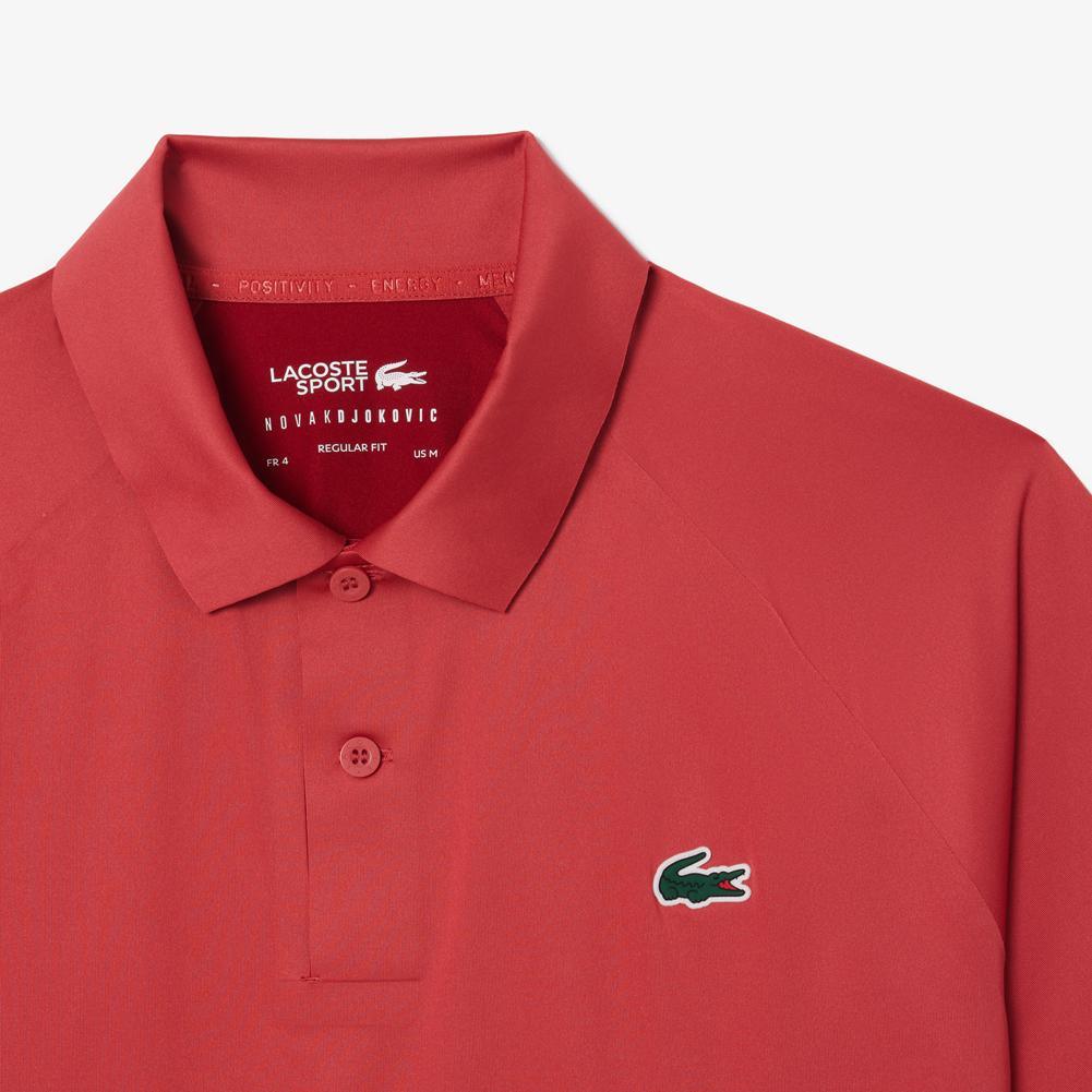 Men's Novak Djokovic Ultra-Dry On-Court Tennis Polo Apparel Lacoste