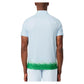 Men`s Daniil Medvedev On Court Tennis Polo Ruisseau and Calathea Apparel Lacoste