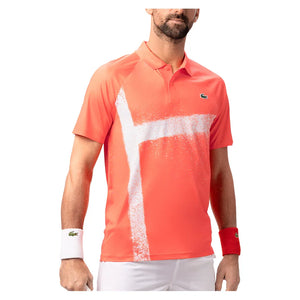 Men`s Novak Djokovic Light Stretch On Court Tennis Polo Apparel Lacoste