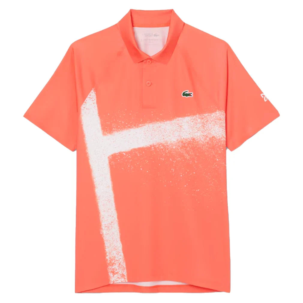 Men`s Novak Djokovic Light Stretch On Court Tennis Polo Apparel Lacoste