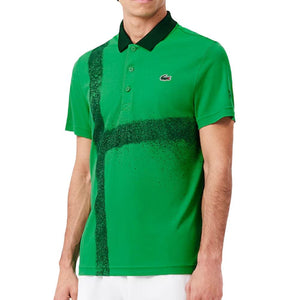Men`s Novak Djokovic Ultra Dry Fan Tennis Polo Apparel Lacoste