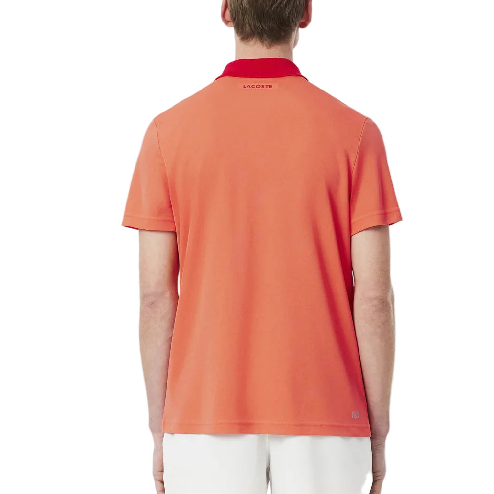 Men`s Novak Djokovic Ultra Dry Fan Tennis Polo Apparel Lacoste
