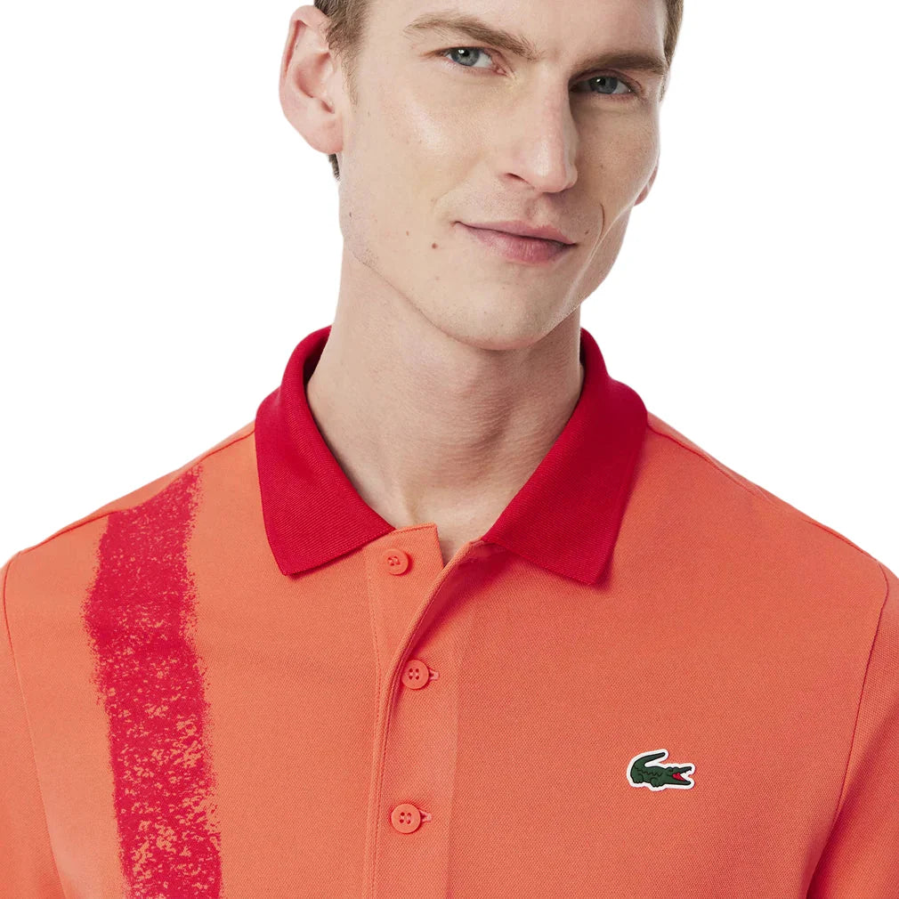 Men`s Novak Djokovic Ultra Dry Fan Tennis Polo Apparel Lacoste