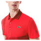 Men`s Novak Djokovic Ultra Dry Fan Tennis Polo Grenandine Apparel Lacoste