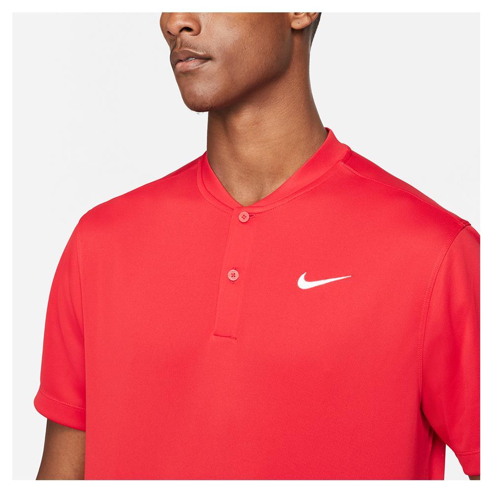 Men's Court Dri-FIT Blade Solid Tennis Polo Apparel Nike