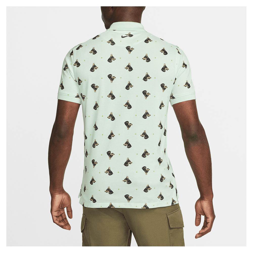 Men's Printed Slim-Fit Tennis Polo Apparel Nike