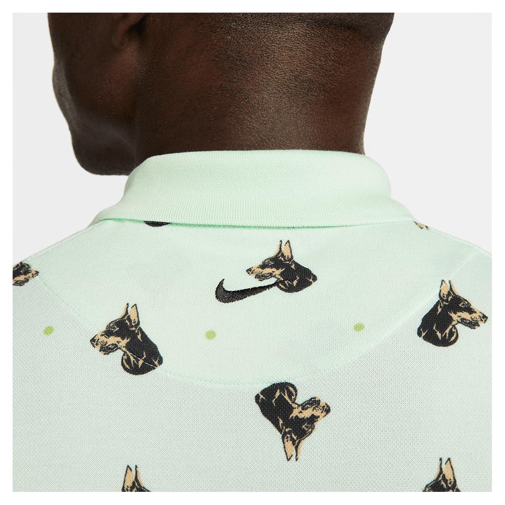 Men's Printed Slim-Fit Tennis Polo Apparel Nike