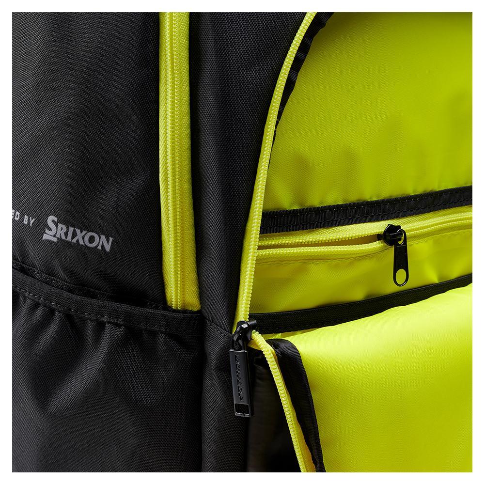 SX Performance 2022 Tennis Backpack Black and Yellow Bags Dunlop