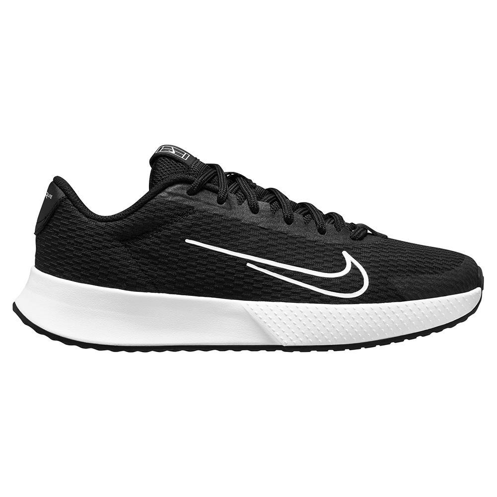 Women's Vapor Lite 2 Tennis Shoes Black and White Footwear Nike