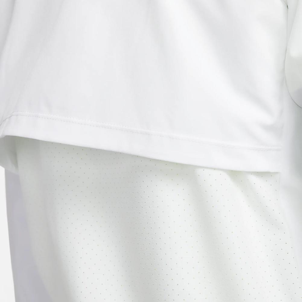 Mens Rafa Dri-Fit Tennis Jacket White and Black Apparel Nike