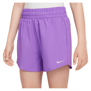 Girls Dri-FIT High-Waisted Woven Training Shorts Apparel Nike