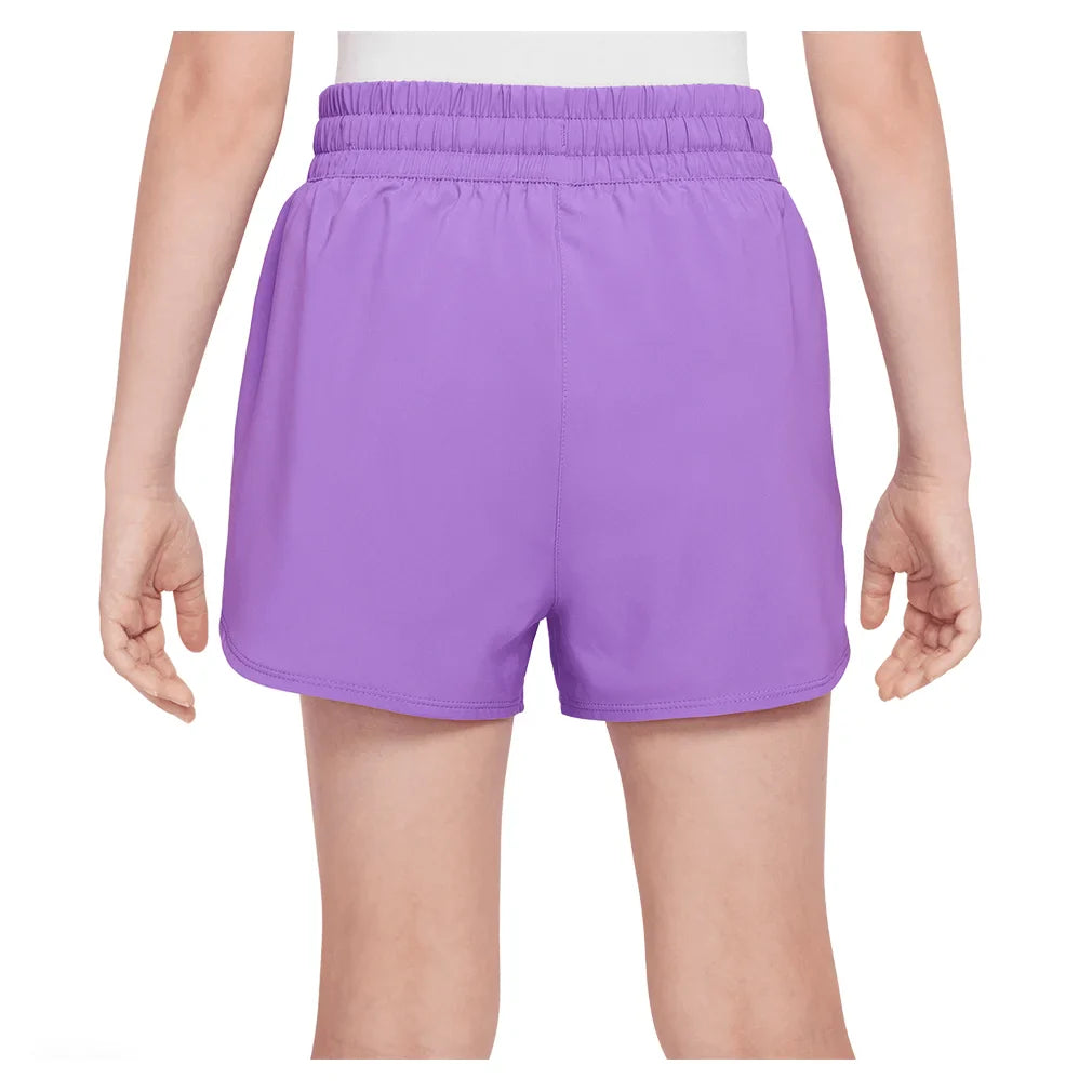 Girls Dri-FIT High-Waisted Woven Training Shorts Apparel Nike