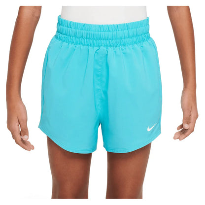 Girls` Dri-FIT High-Waisted Woven 3 Inch Training Shorts Apparel Nike