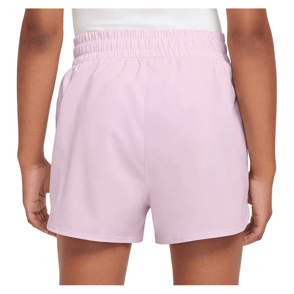 Girls` Dri-FIT High-Waisted Woven 3 Inch Training Shorts Apparel Nike