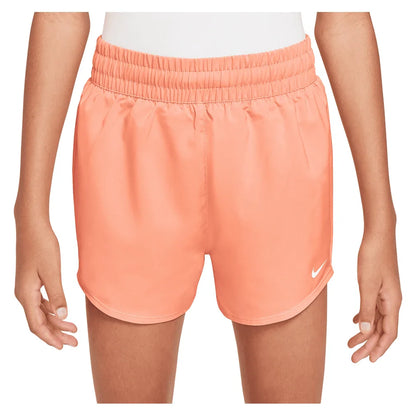 Girls` Dri-FIT High-Waisted Woven 3 Inch Training Shorts Apparel Nike