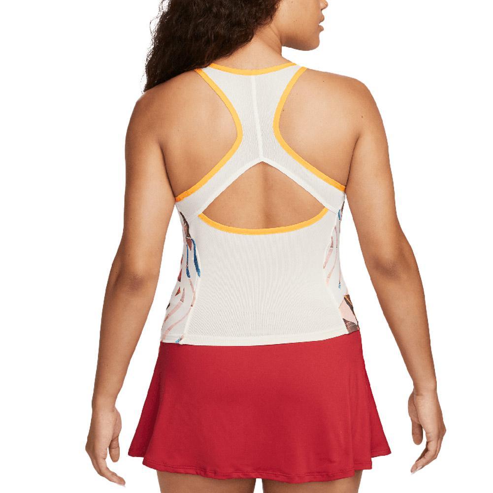 Women's Dri-Fit Slam Tennis Tank Coconut Milk and Sundial Apparel Nike