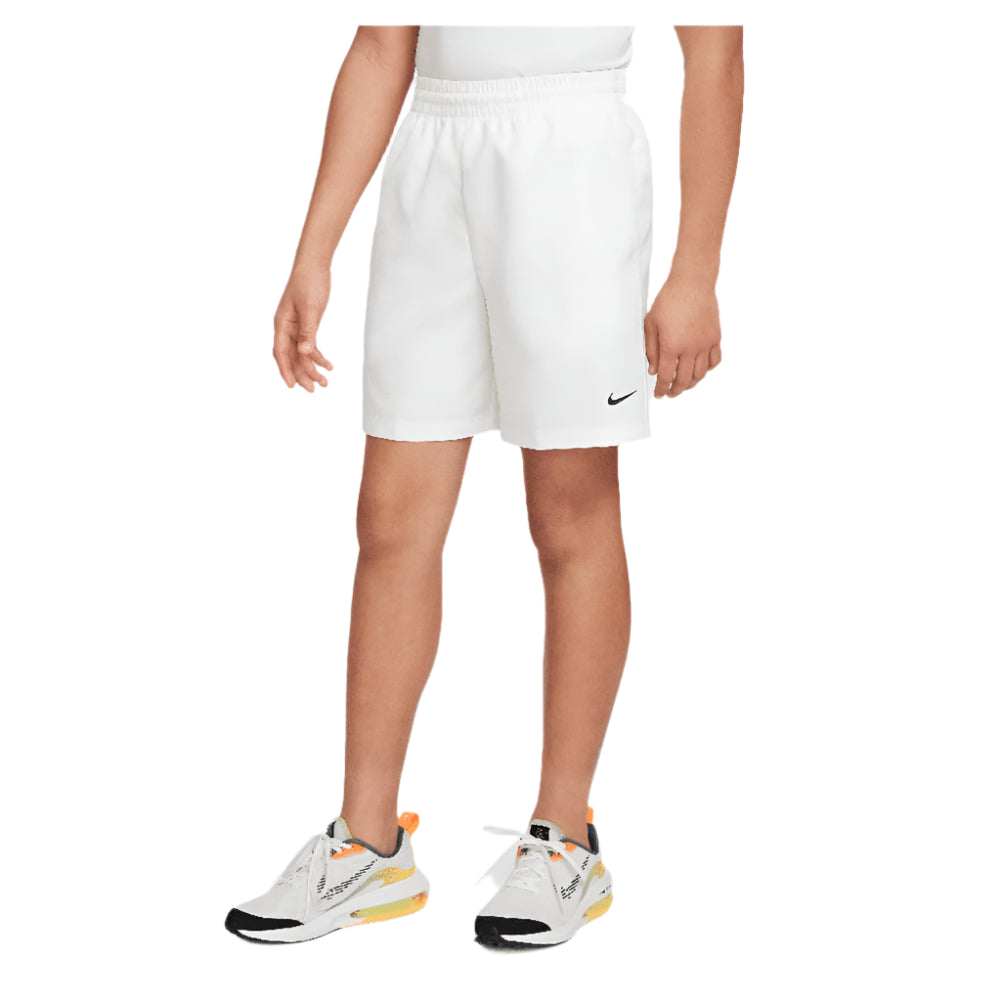 Boys` Dri-FIT Multi Woven Training Short White Apparel Nike