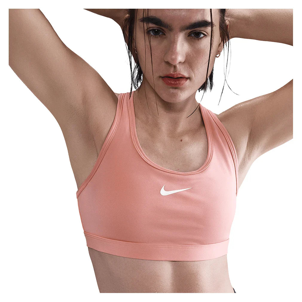 Women`s Swoosh Medium Support Padded Sports Bra Apparel Nike