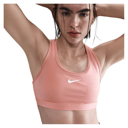 Women`s Swoosh Medium Support Padded Sports Bra Apparel Nike