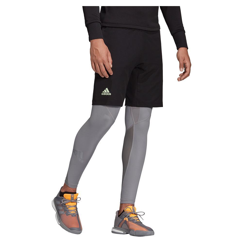 Men's 2in1 Tennis Short Black and Grey Three Apparel Adidas