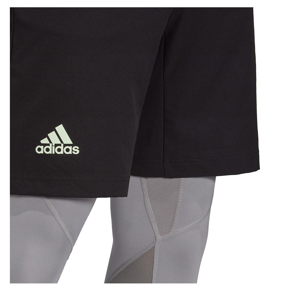 Men's 2in1 Tennis Short Black and Grey Three Apparel Adidas