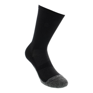 Elite Light Cushion Mini Crew Tennis Socks Black Socks Feetures
