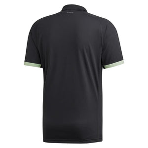 Men`s NY Tennis Polo Carbon and Glow Green Apparel Adidas