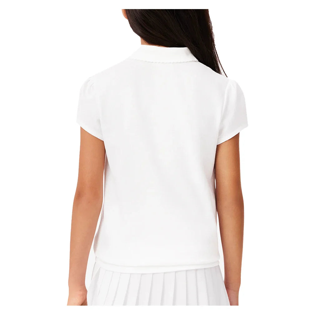 Girls' Scallop Tennis Polo Apparel Lacoste