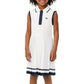 Girls' MIni-Pique Tennis Dress Blanc Apparel Lacoste