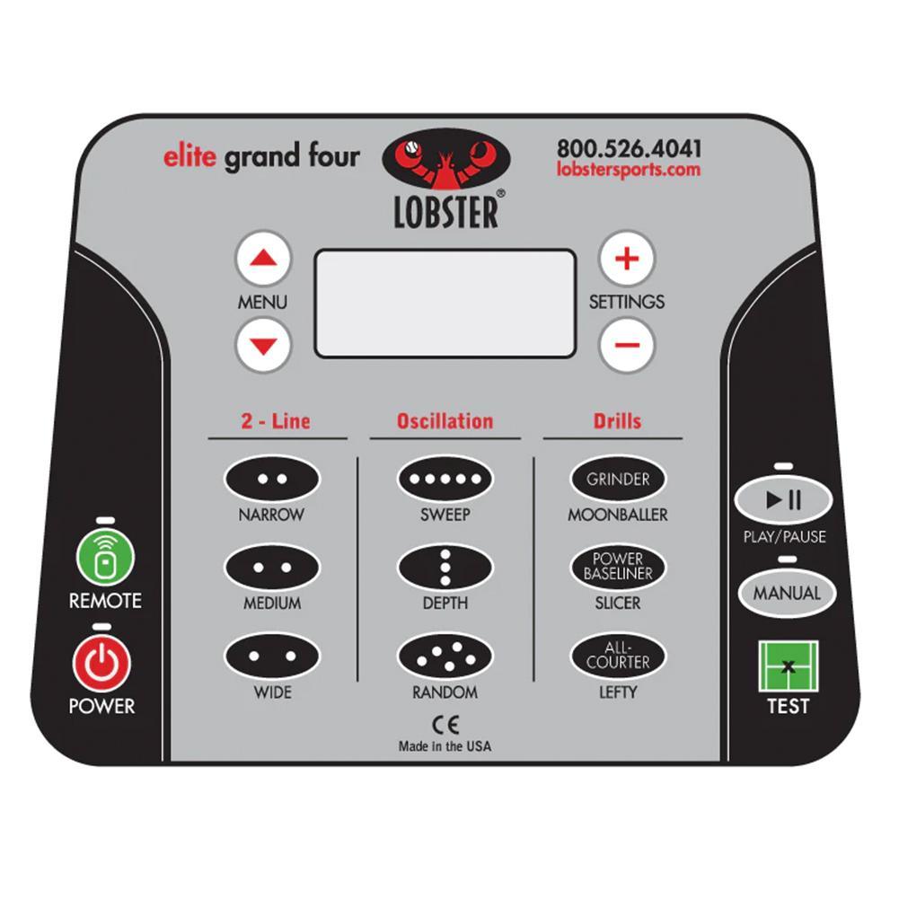 Elite Grand Four with 20-Function Remote Control Court Equipment Lobster