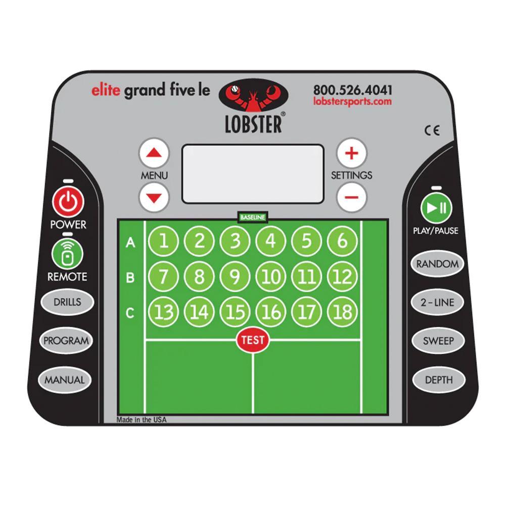 Elite Grand Five LE with 20-Function Remote Control Court Equipment Lobster