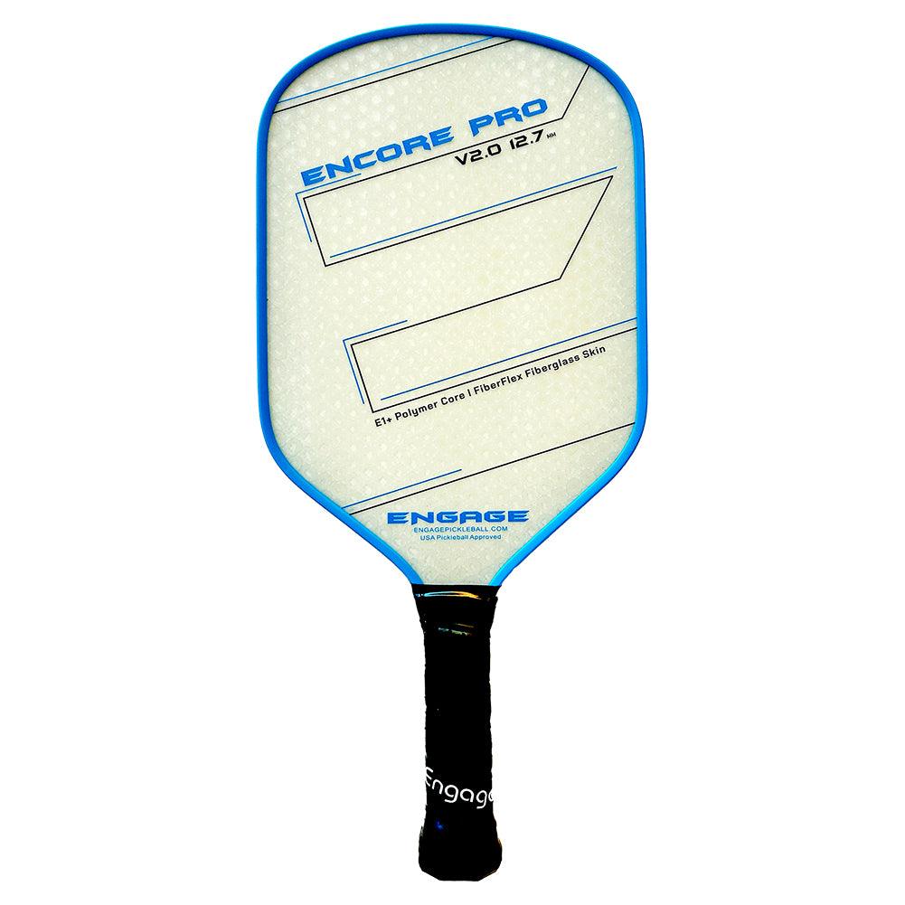 Encore Pro V2.0 12.7 Pickleball Paddle Sky Blue Racquets Engage Pickleball