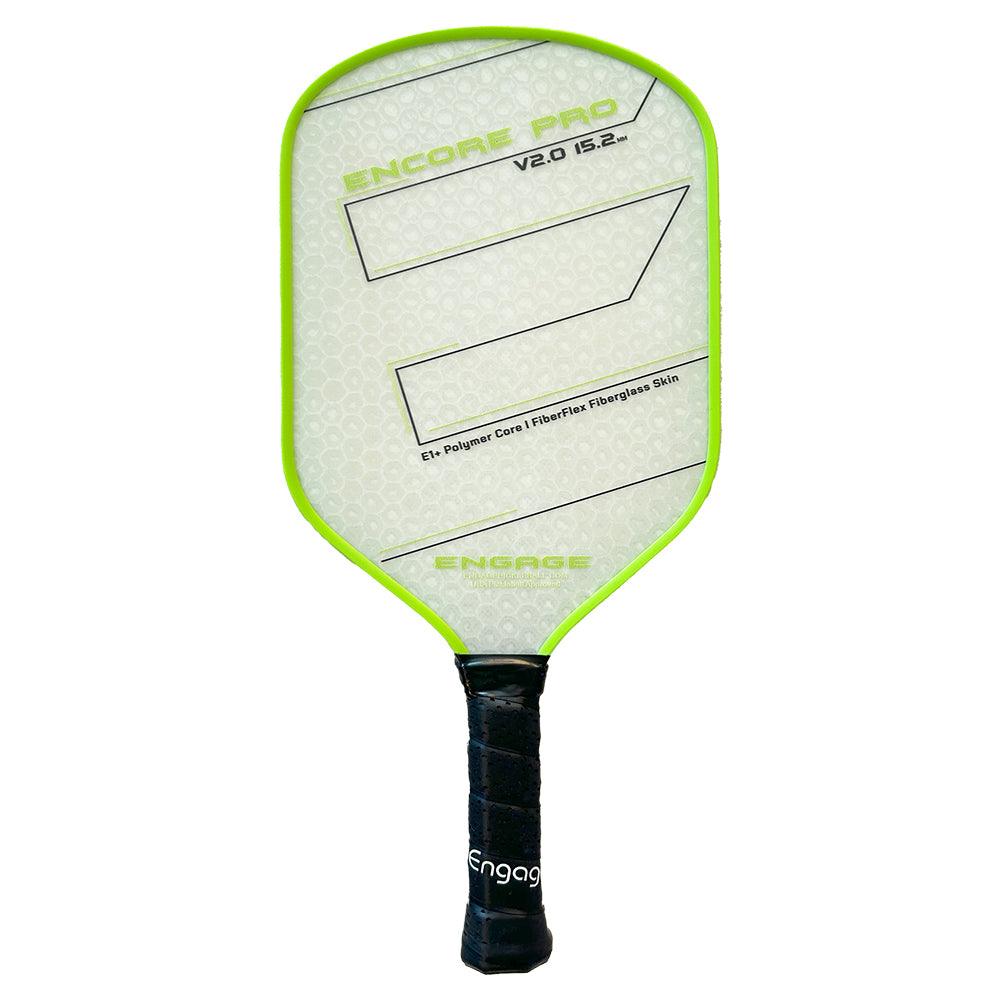 Encore Pro V2.0 15.2 Pickleball Paddle Lime Flash Racquets Engage Pickleball