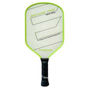 Encore Pro V2.0 15.2 Pickleball Paddle Lime Flash Racquets Engage Pickleball